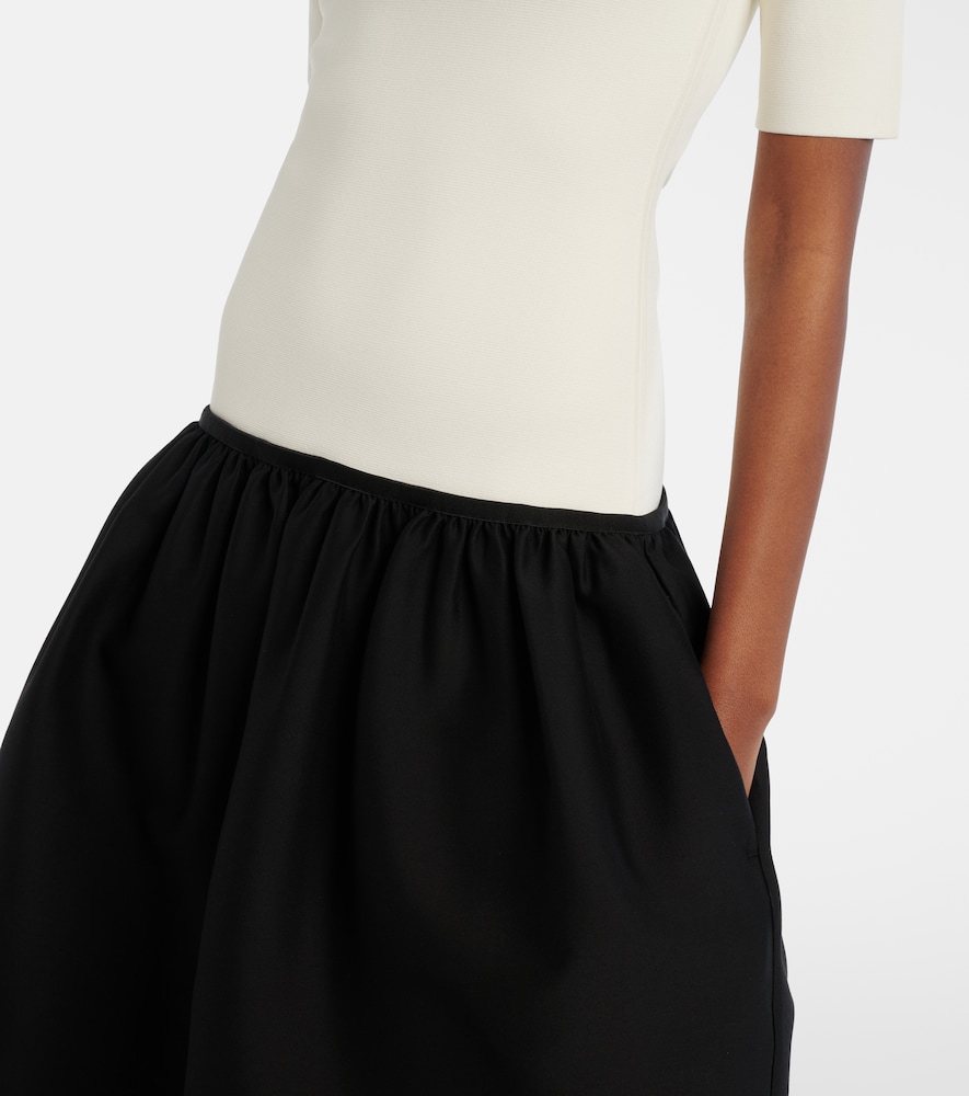  Toteme Toteme Midikleid Aus Wolle Und Seide 