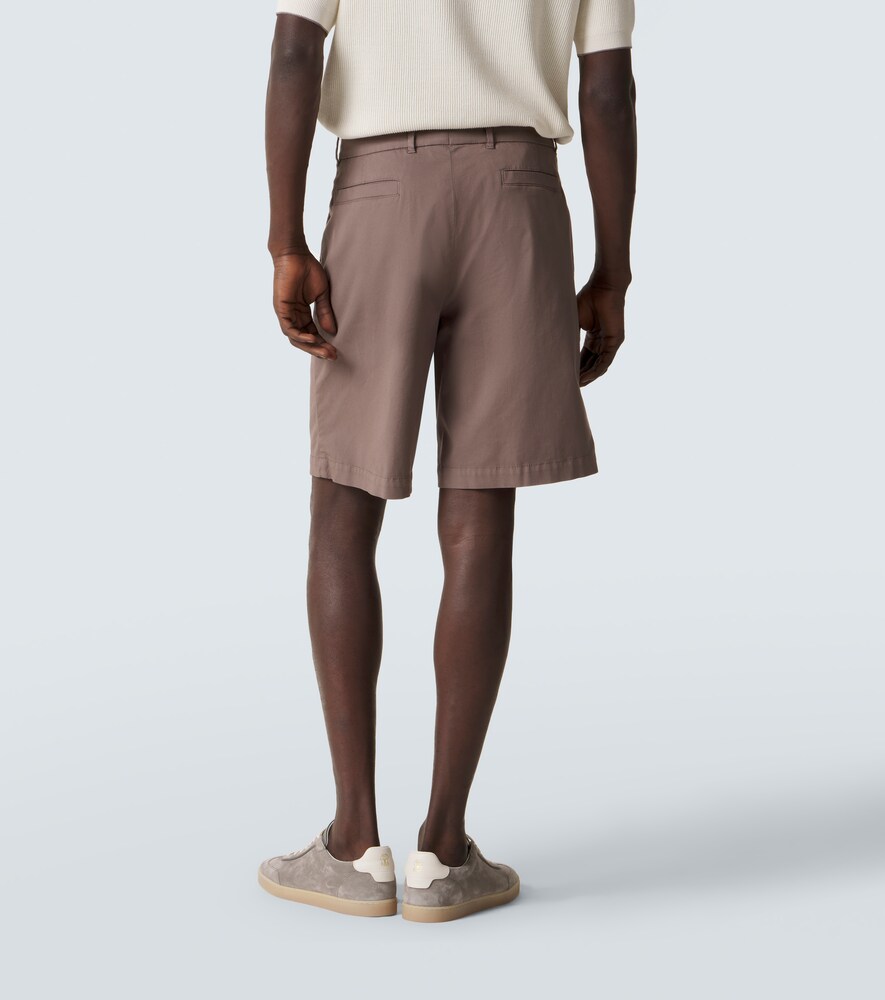  Brunello Cucinelli Brunello Cucinelli Cotton-blend Bermuda Shorts 