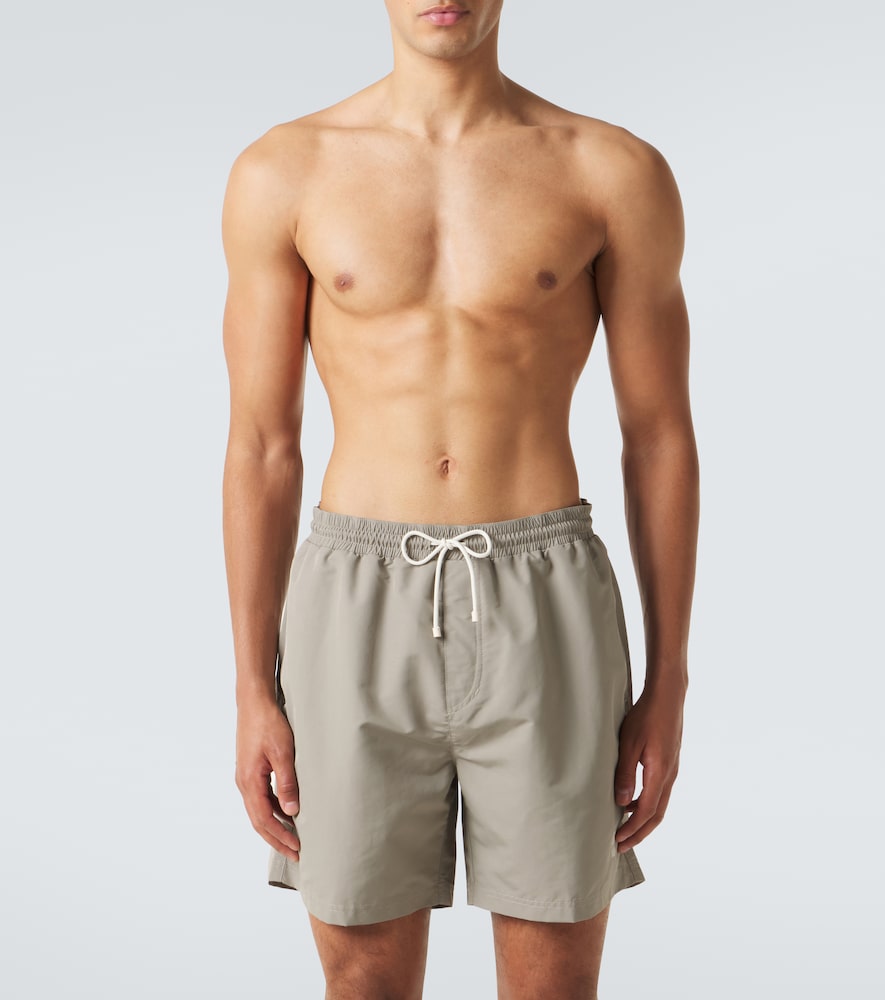  Brunello Cucinelli Brunello Cucinelli Logo Swim Trunks 