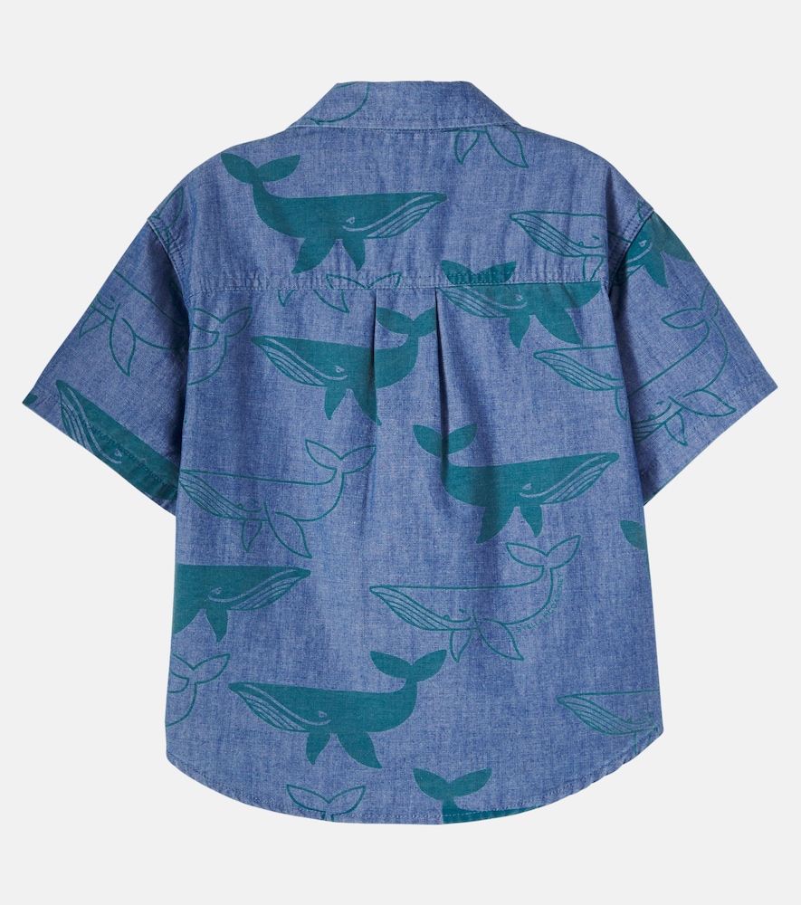  Stella Mccartney Kids Stella Mccartney Kids Bedrucktes Hemd Aus Denim 