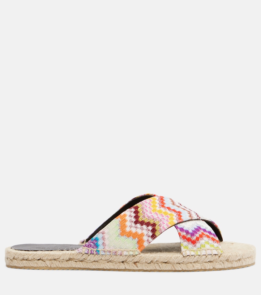  Missoni Missoni Harlow Zigzag Lamã© Espadrille Sandals 