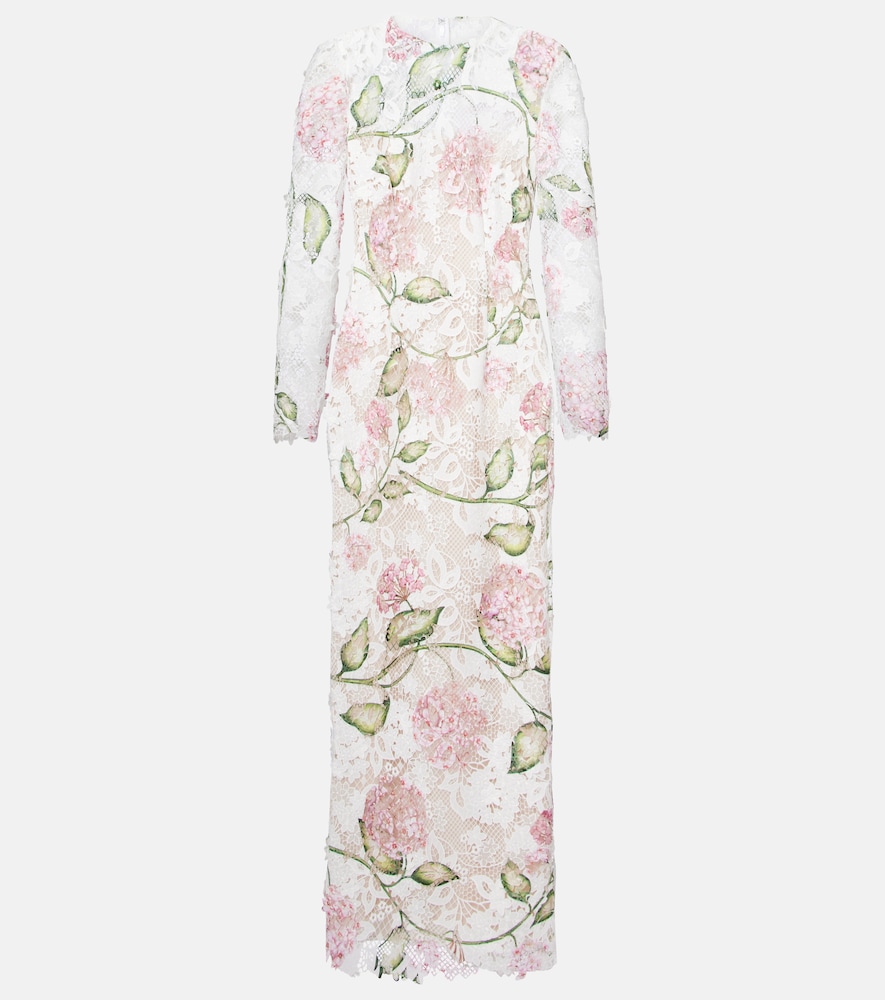 Oscar de la Renta Lace midi dress