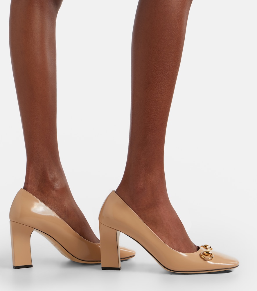 Gucci Signora Horsebit leather pumps