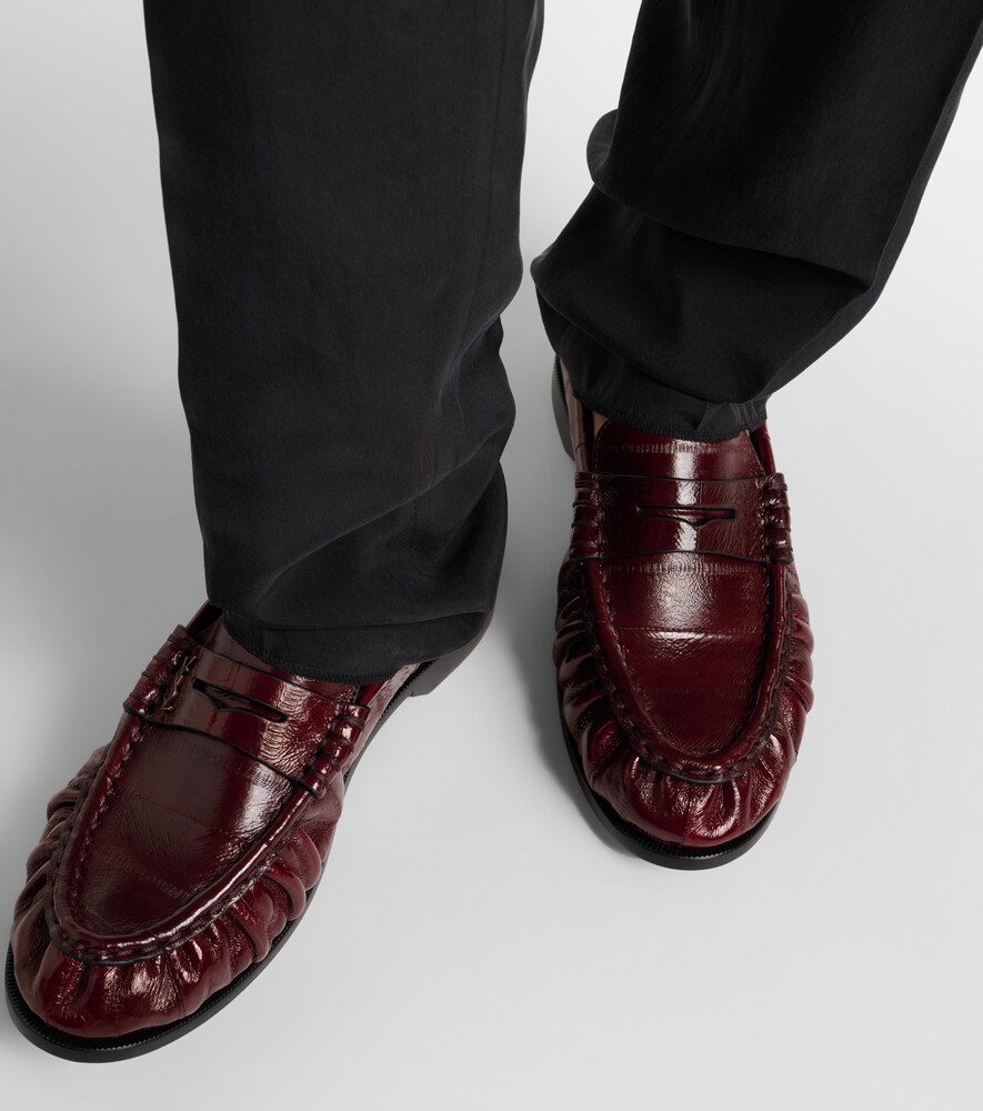 Le Loafer Eel Leather Penny Loafers