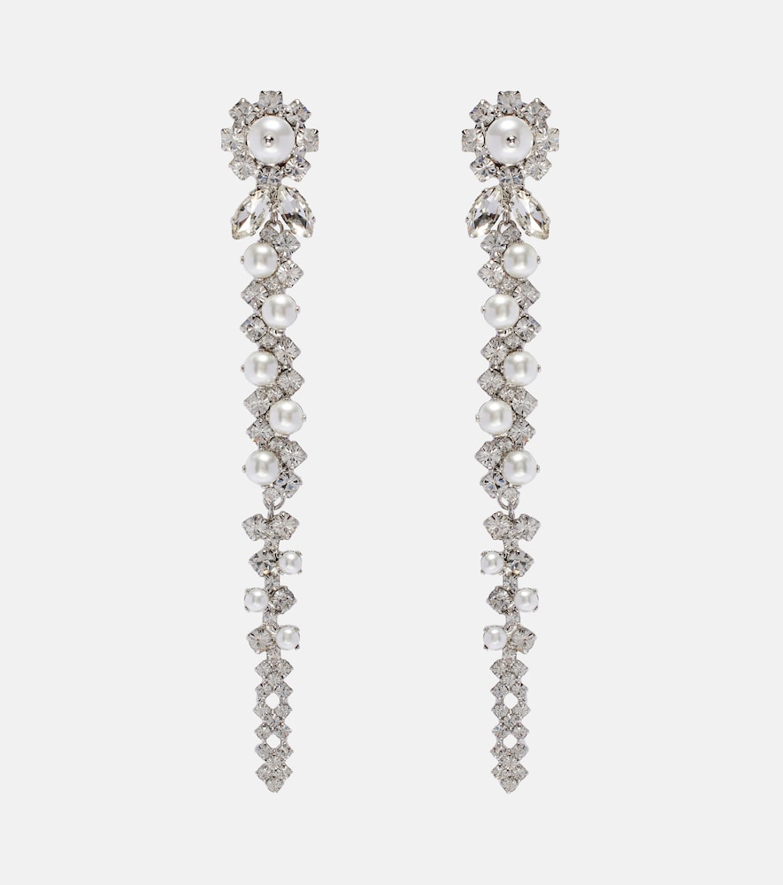 Simone Rocha Embellished faux pearl drop earrings