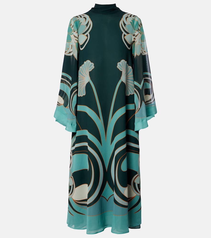 La Doublej Donna Abito Midi Magnifico In Twill Di Seta Verde It Taglia 46- Mytheresa