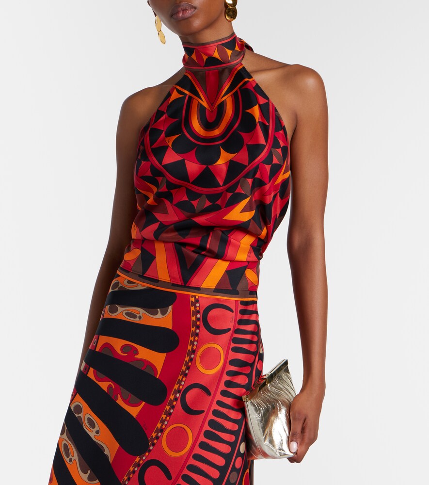  Pucci Pucci Manuba Silk Twill Top 