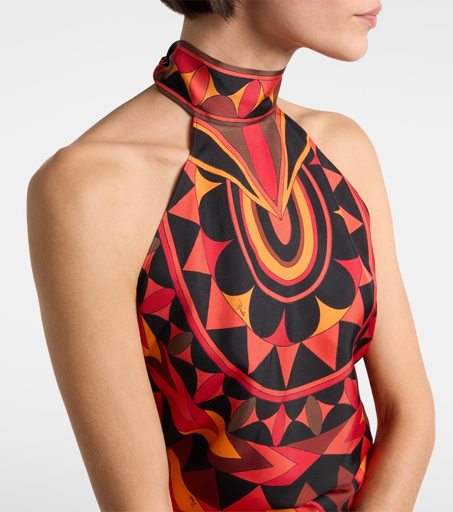  Pucci Pucci Manuba Silk Twill Top 