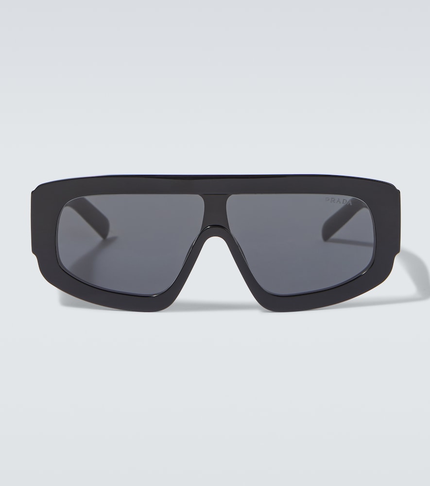 Prada Logo shield sunglasses