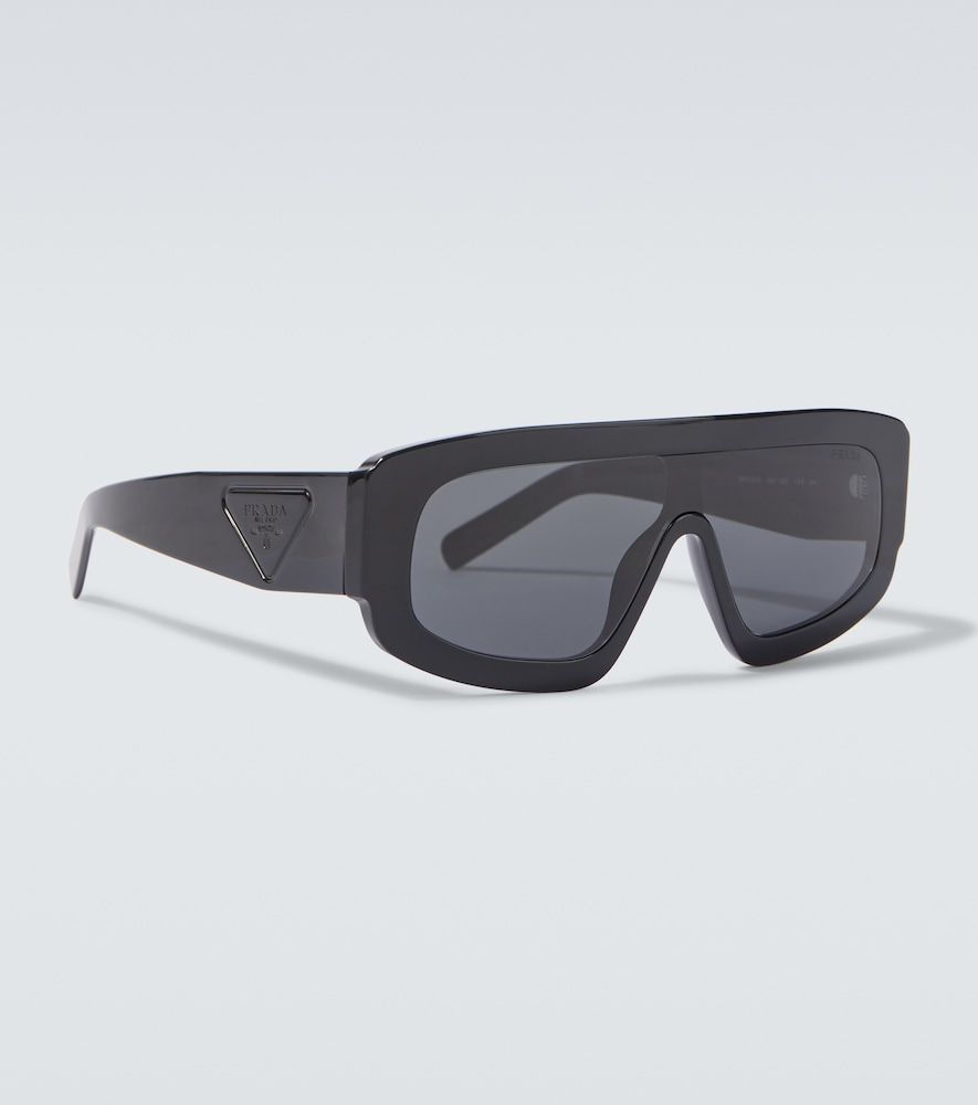  Prada Prada Gafas De Sol Máscara Con Logo 