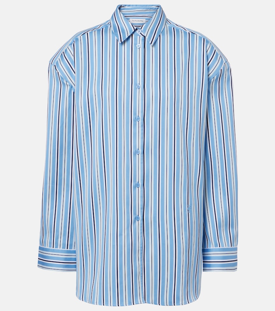 Oana Striped Cotton-Blend Shirt