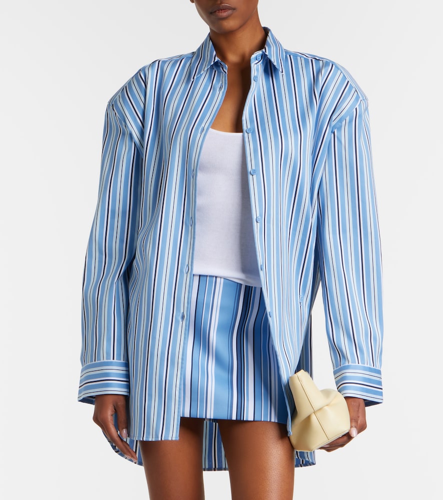 Oana Striped Cotton-Blend Shirt
