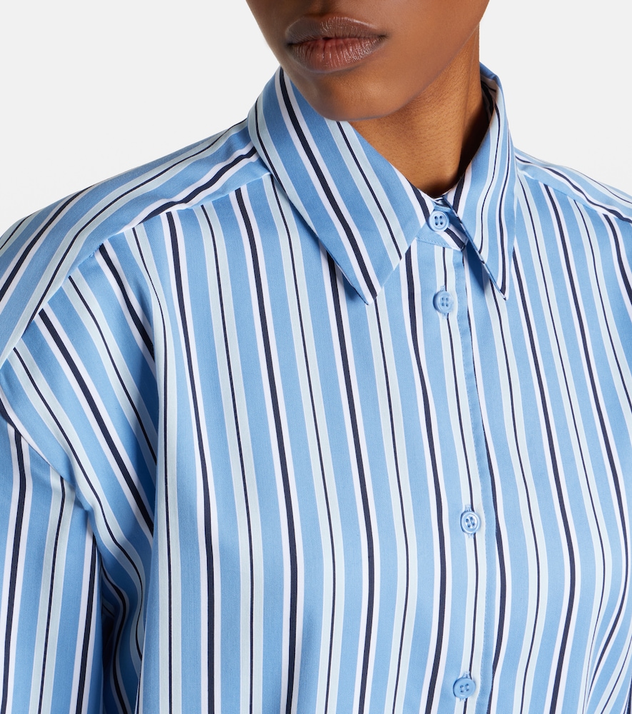 Oana Striped Cotton-Blend Shirt