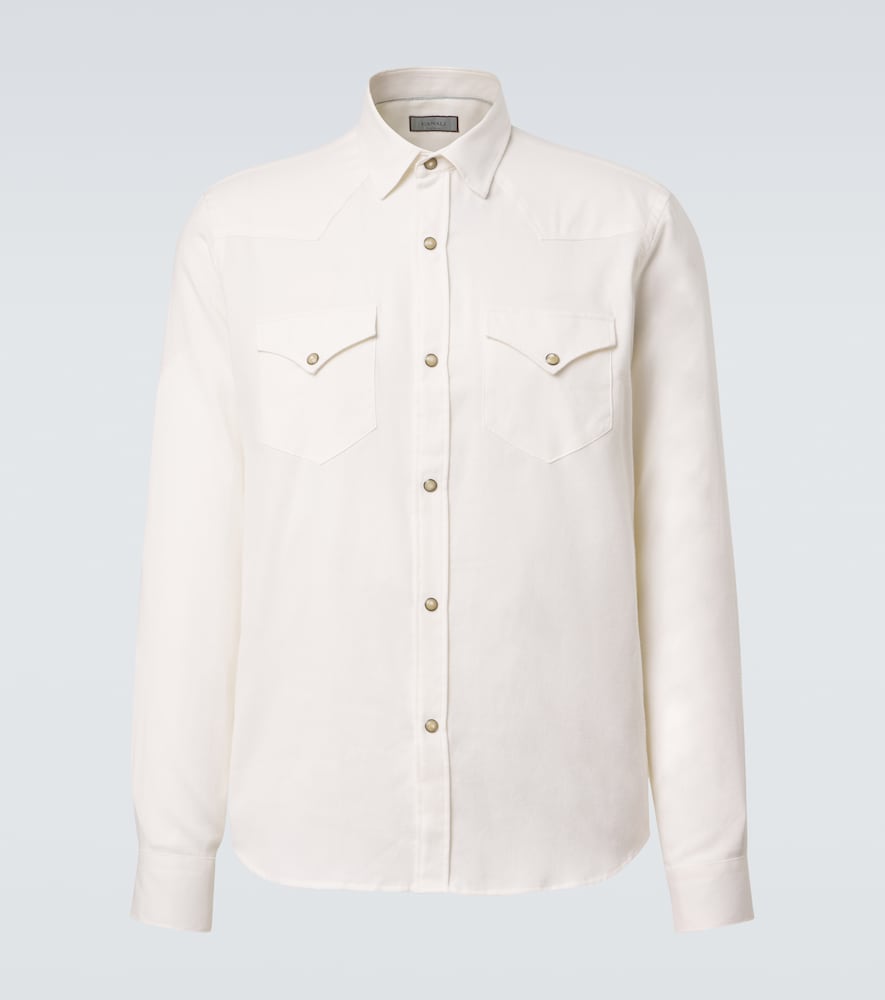 Canali Cotton and cashmere shirt