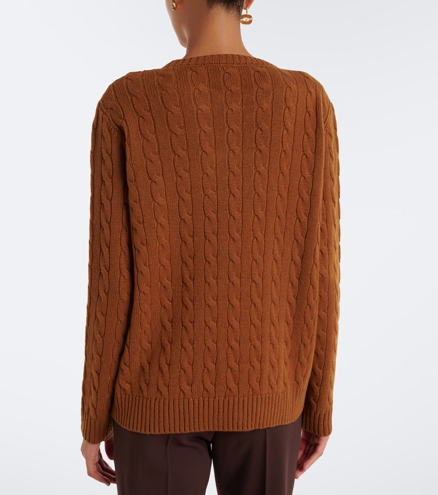 Garavani Vlogo Cable-Knit Cashmere Sweater