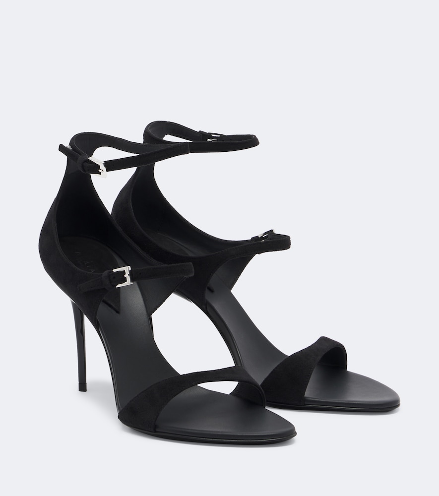 Alaïa Sandalen Drop aus Veloursleder