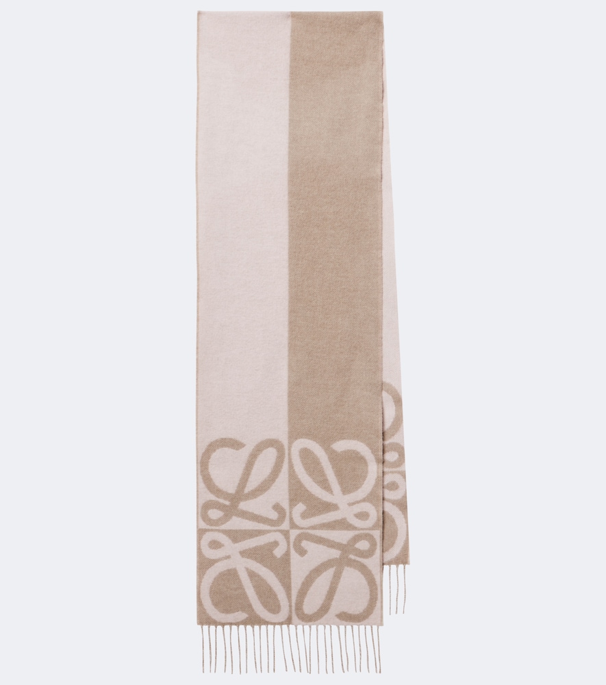 Sciarpa Anagram in lana e cashmere