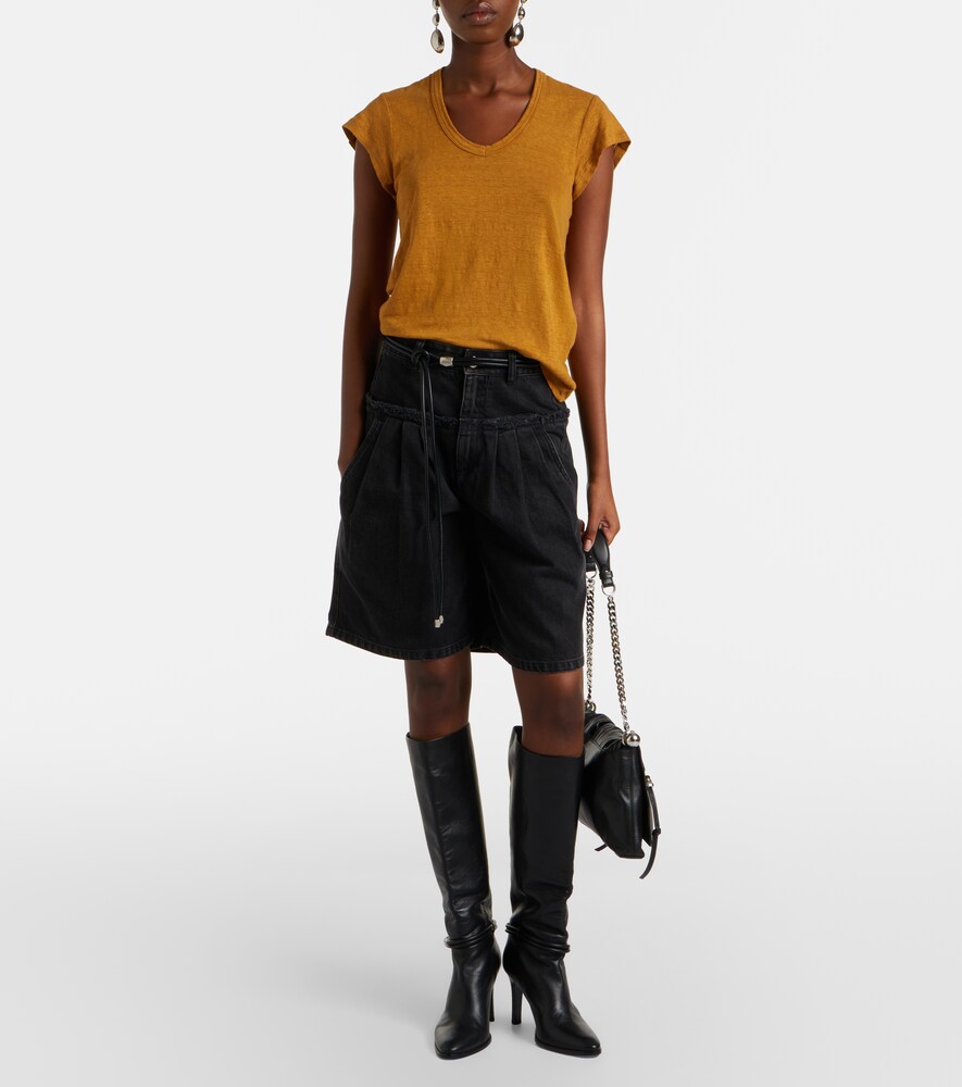  Marant Etoile Marant Etoile Bermudas Iselle De Denim 