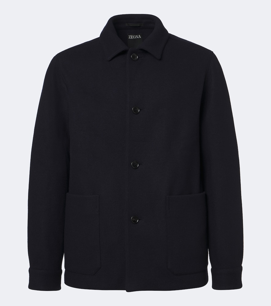 Blouson aus Kaschmir und Wolle