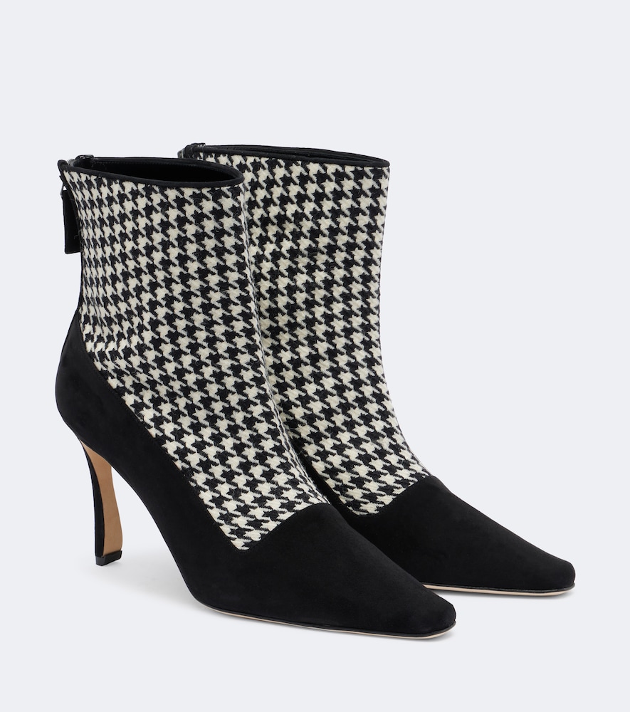 Stivaletti Gosta in pied-de-poule con suede
