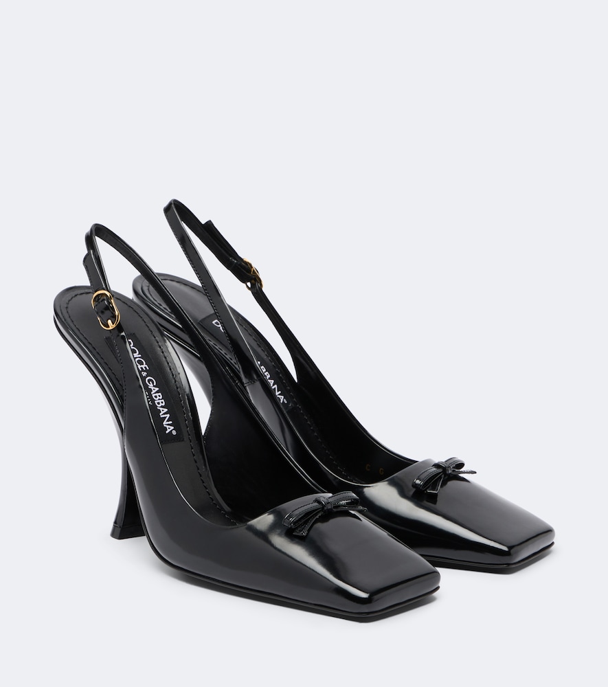 Dolce &Amp; Gabbana Patent Leather Slingback Pumps
