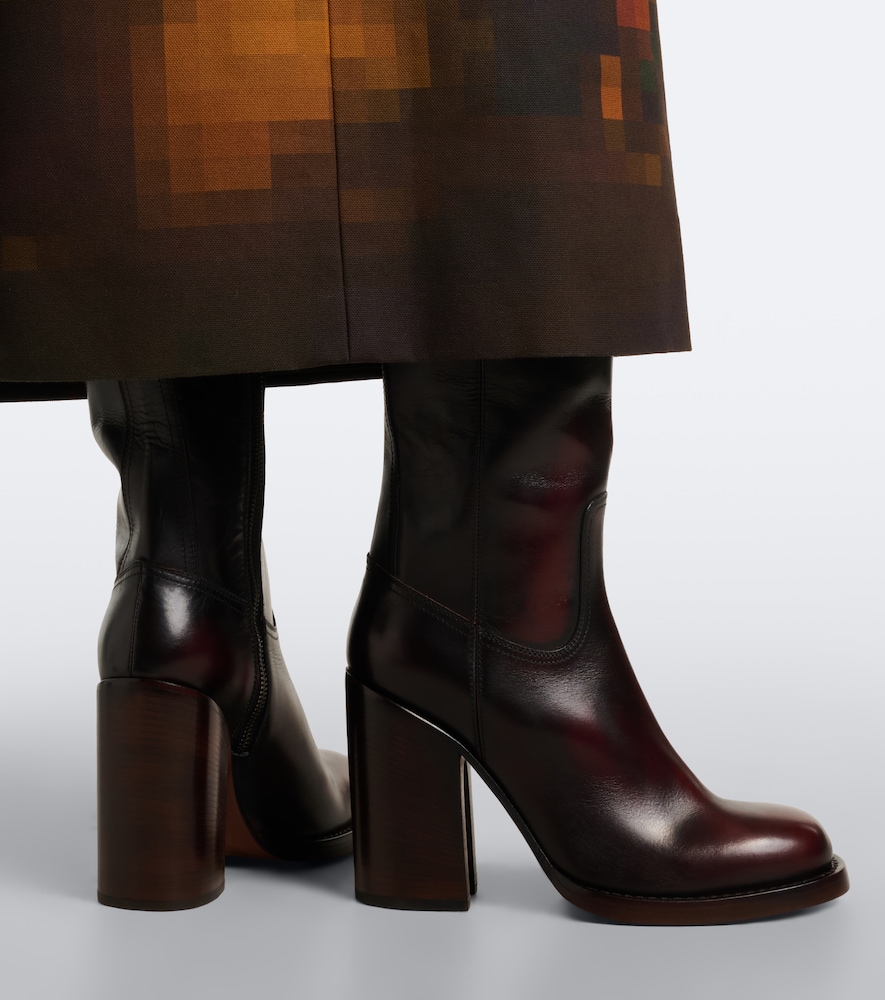 Leather Over-The-Knee Boots