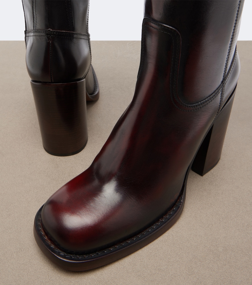 Leather Over-The-Knee Boots