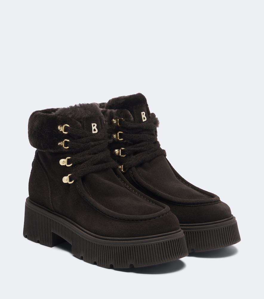 Bogner Bottines Turin en daim et shearling 425 €