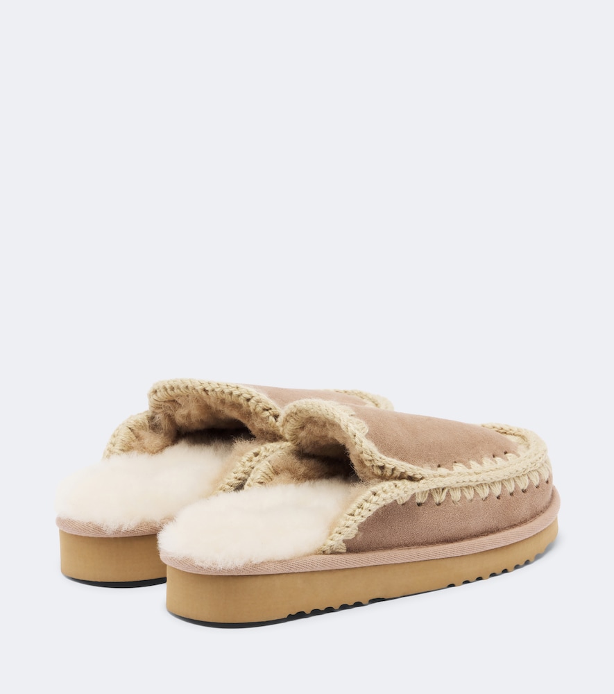 Shearling-Lined Mules