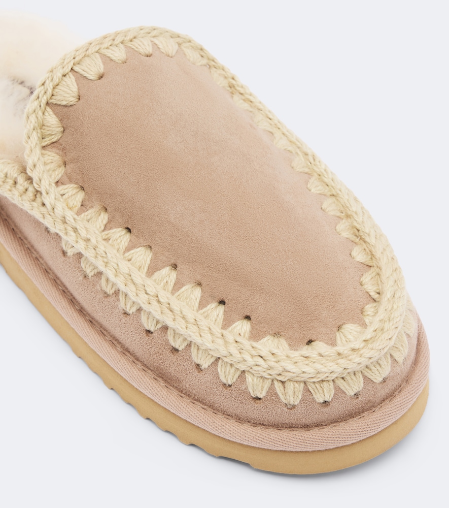 Shearling-Lined Mules