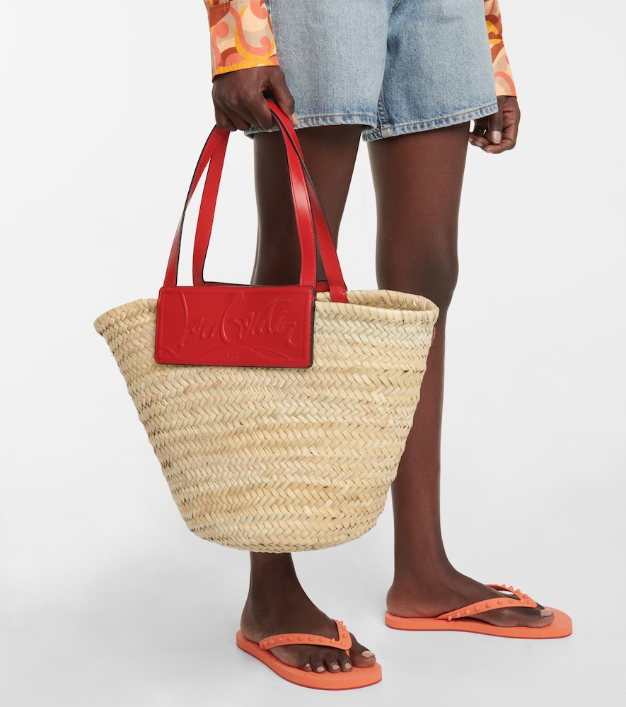 Christian Louboutin Loubishore woven tote