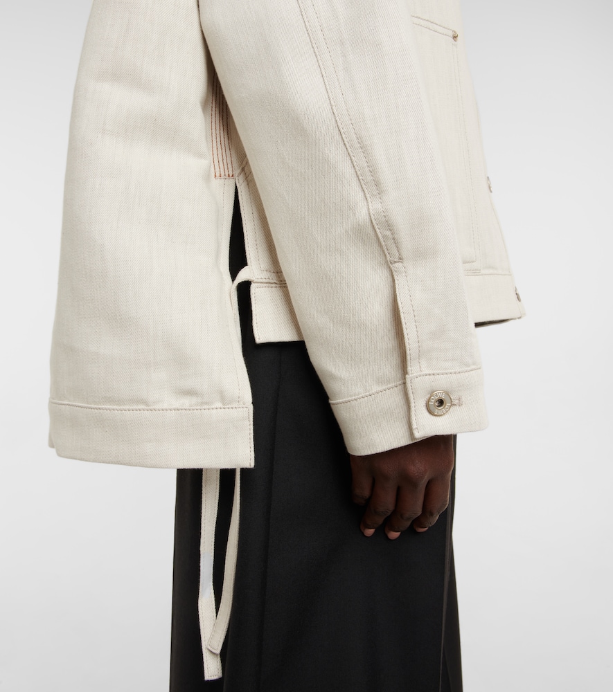  Loewe Loewe Anagram Cotton And Linen Jacket 