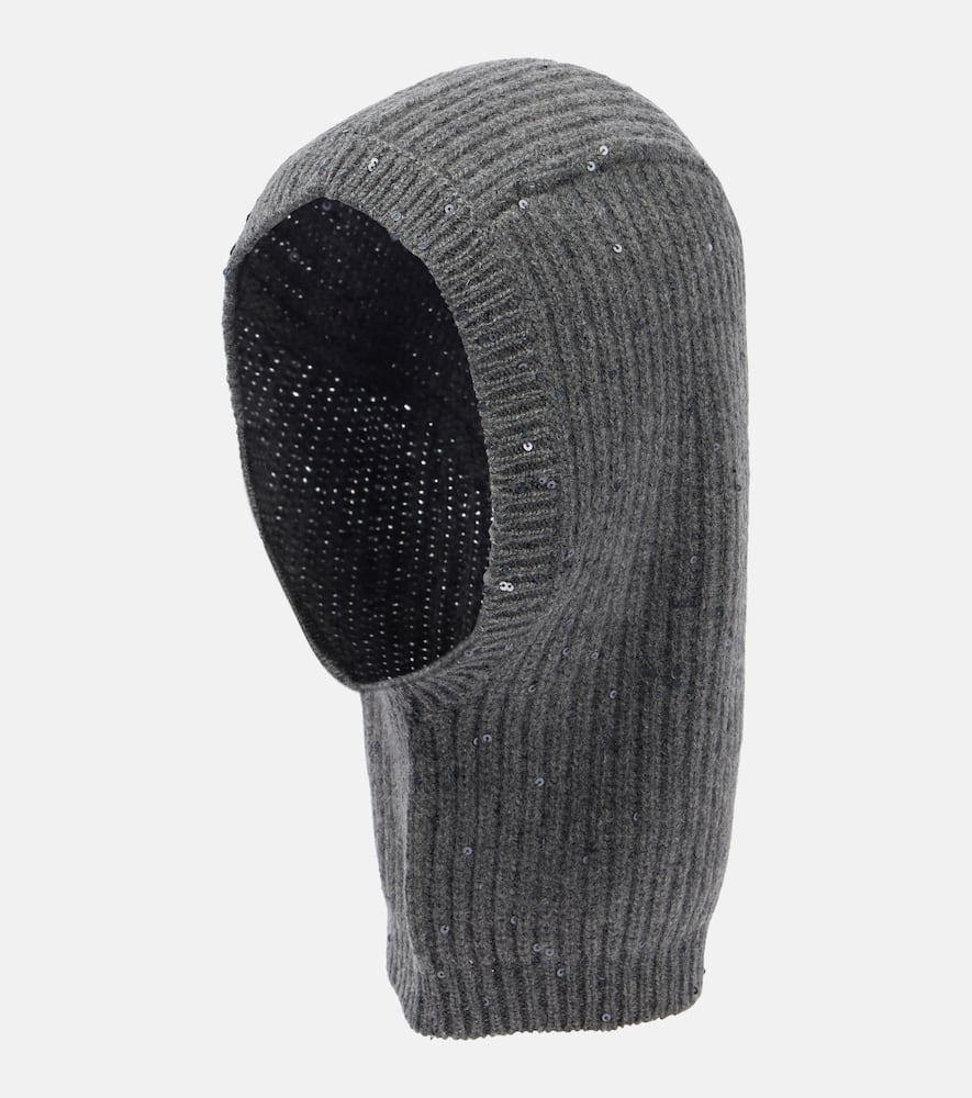 Brunello Cucinelli Sequined cashmere and silk snood