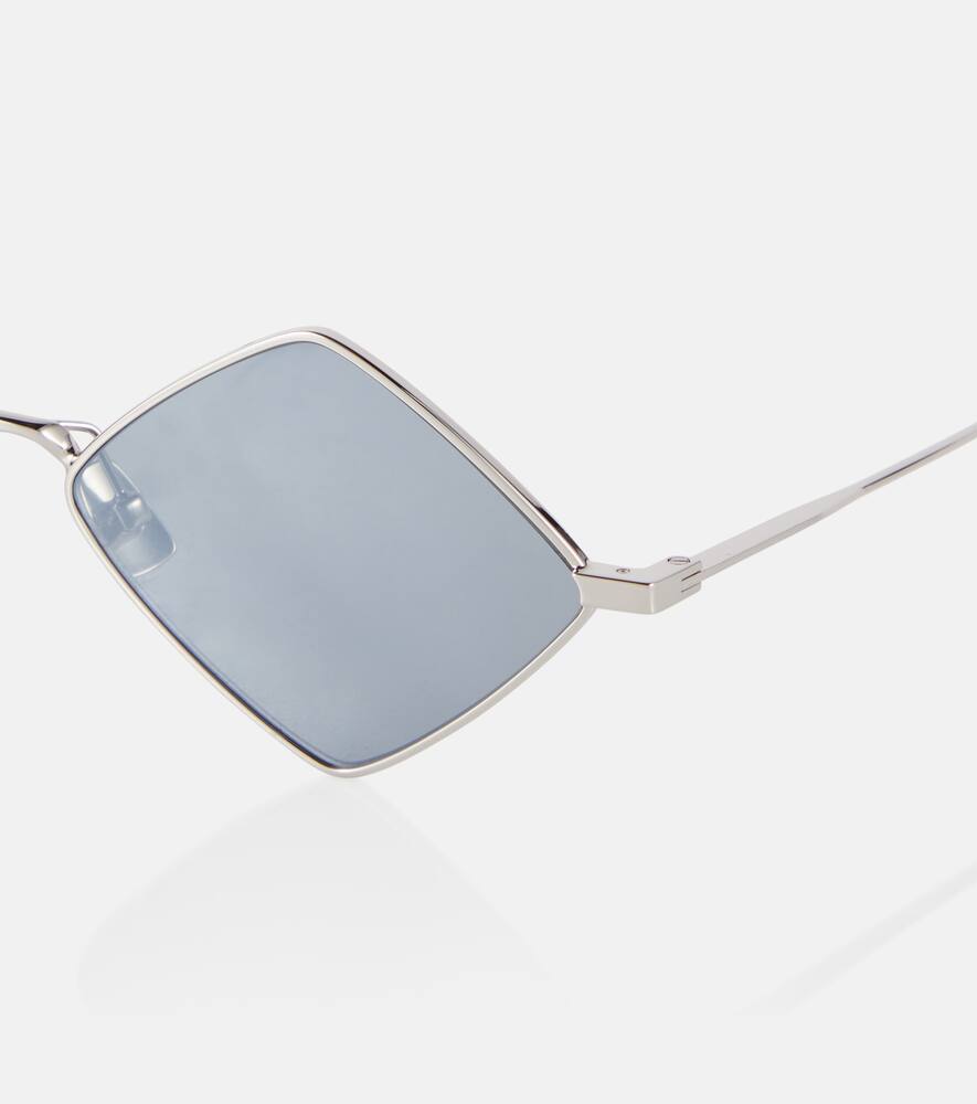 Shop Saint Laurent Sl 302 Lisa Sunglasses In Silver