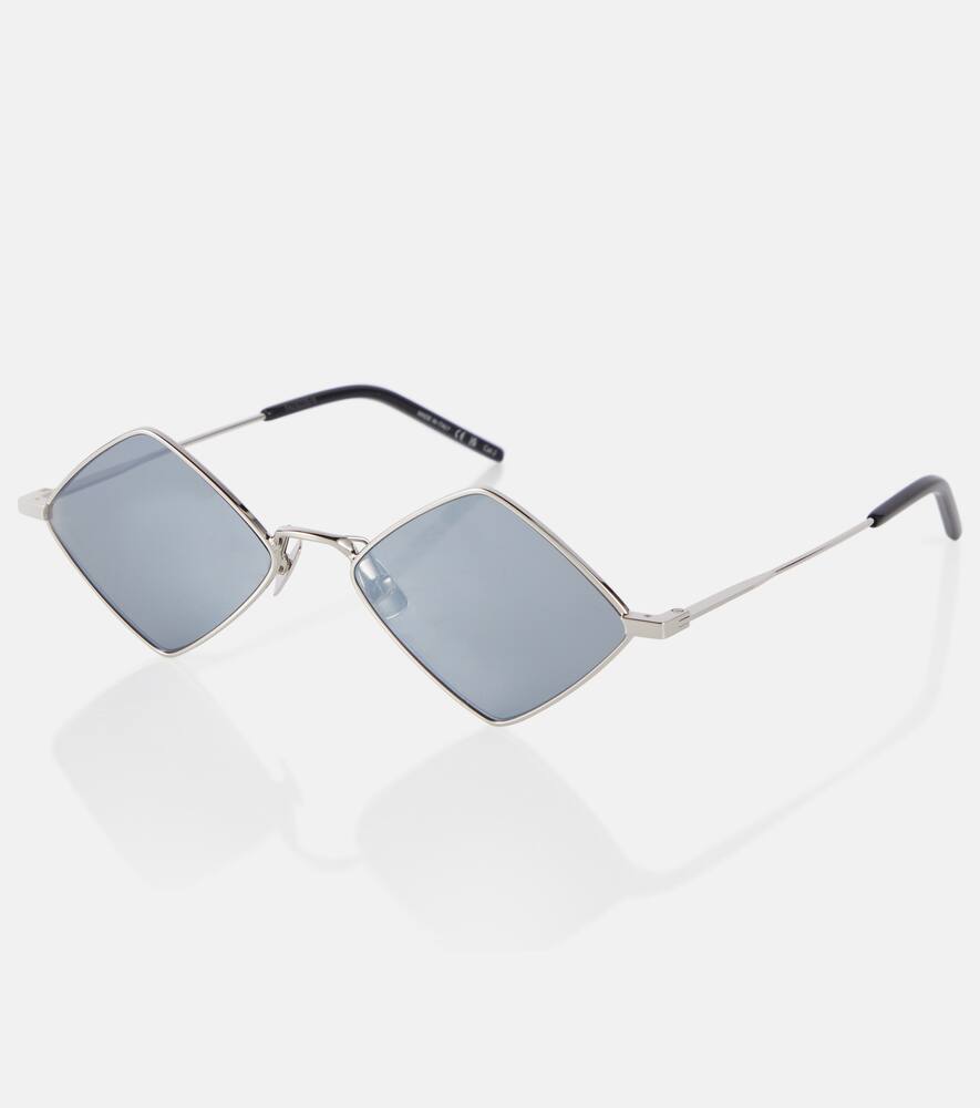 Shop Saint Laurent Sl 302 Lisa Sunglasses In Silver