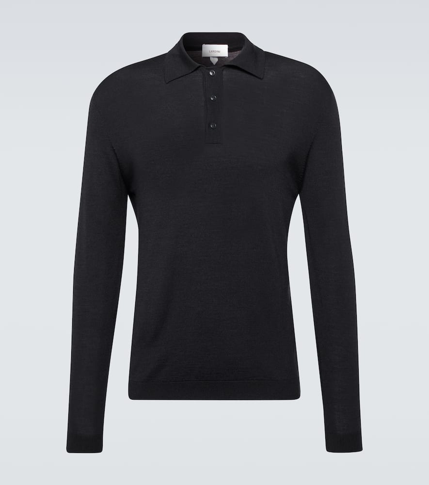 Lardini Wool-blend polo sweater