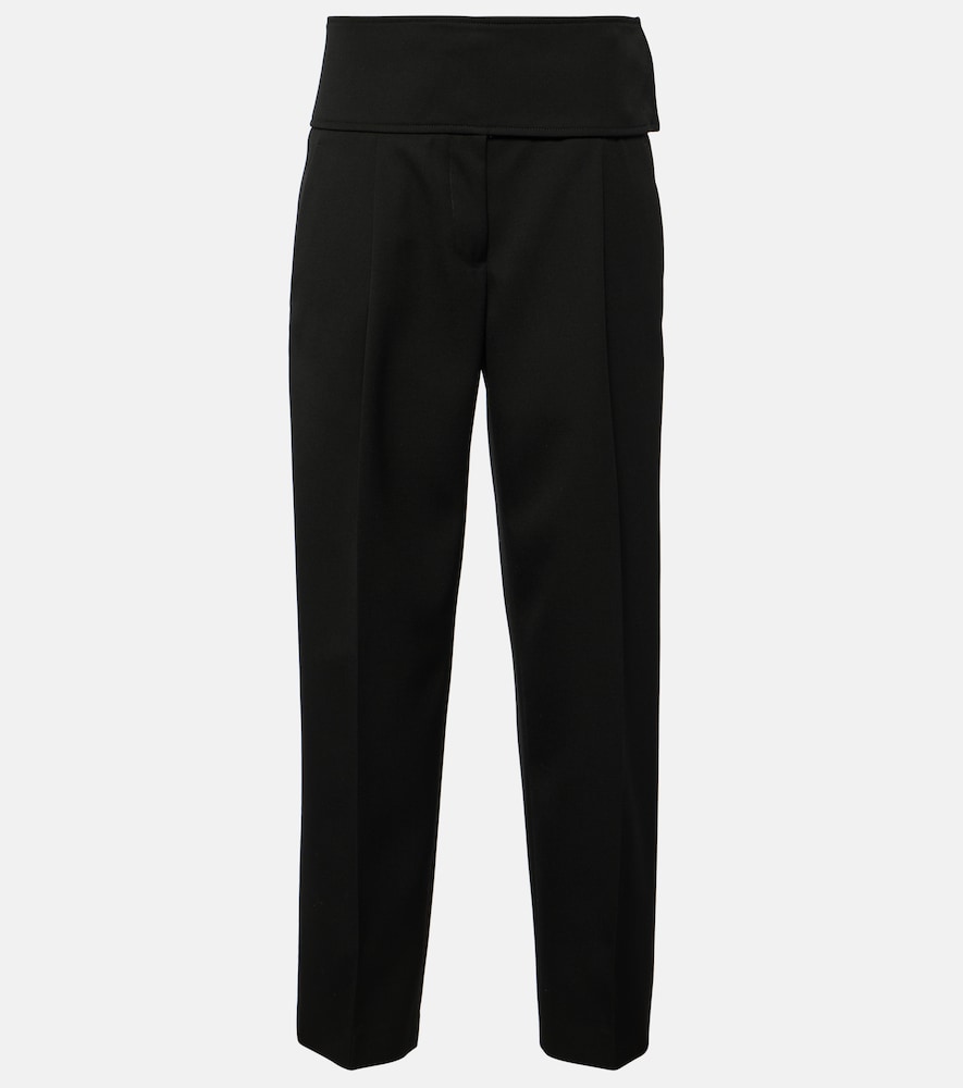 Jil Sander Pantalon ample taille haute en laine 534 €