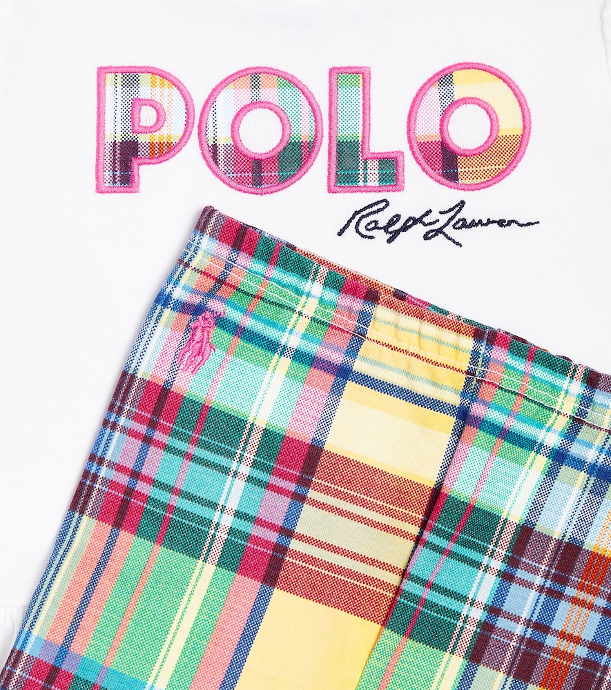  Polo Ralph Lauren Kids Polo Ralph Lauren Kids Bébé – Ensemble Top Et Legging En Coton 