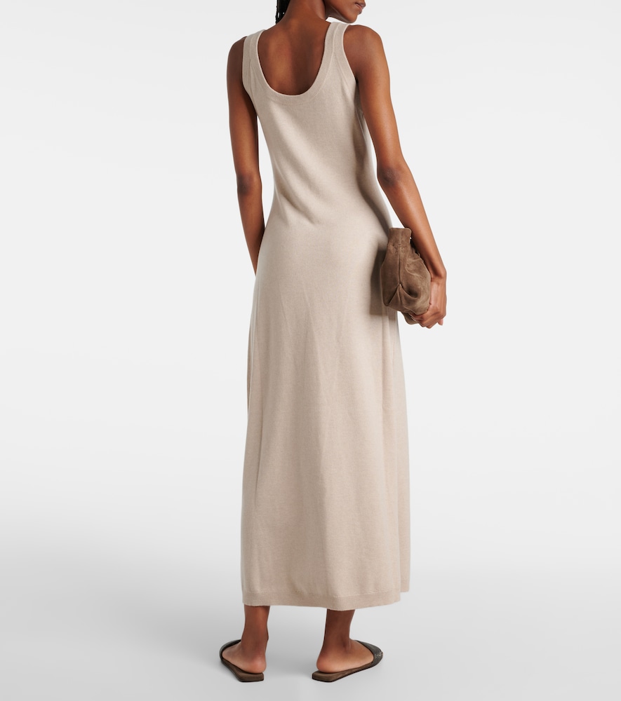  Brunello Cucinelli Brunello Cucinelli Cashmere Midi Dress 