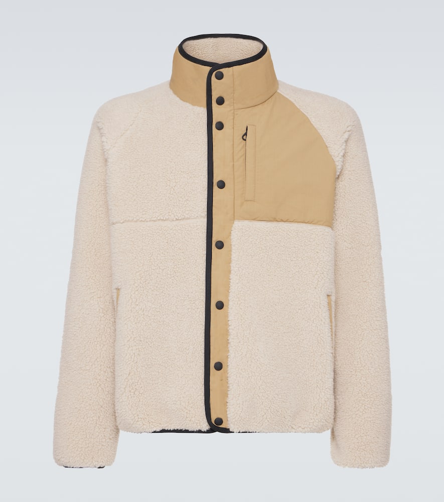 Cashmere and silk fleece jacket