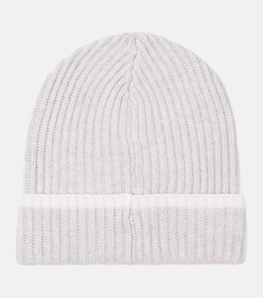Brunello Cucinelli Cashmere Beanie In Grey