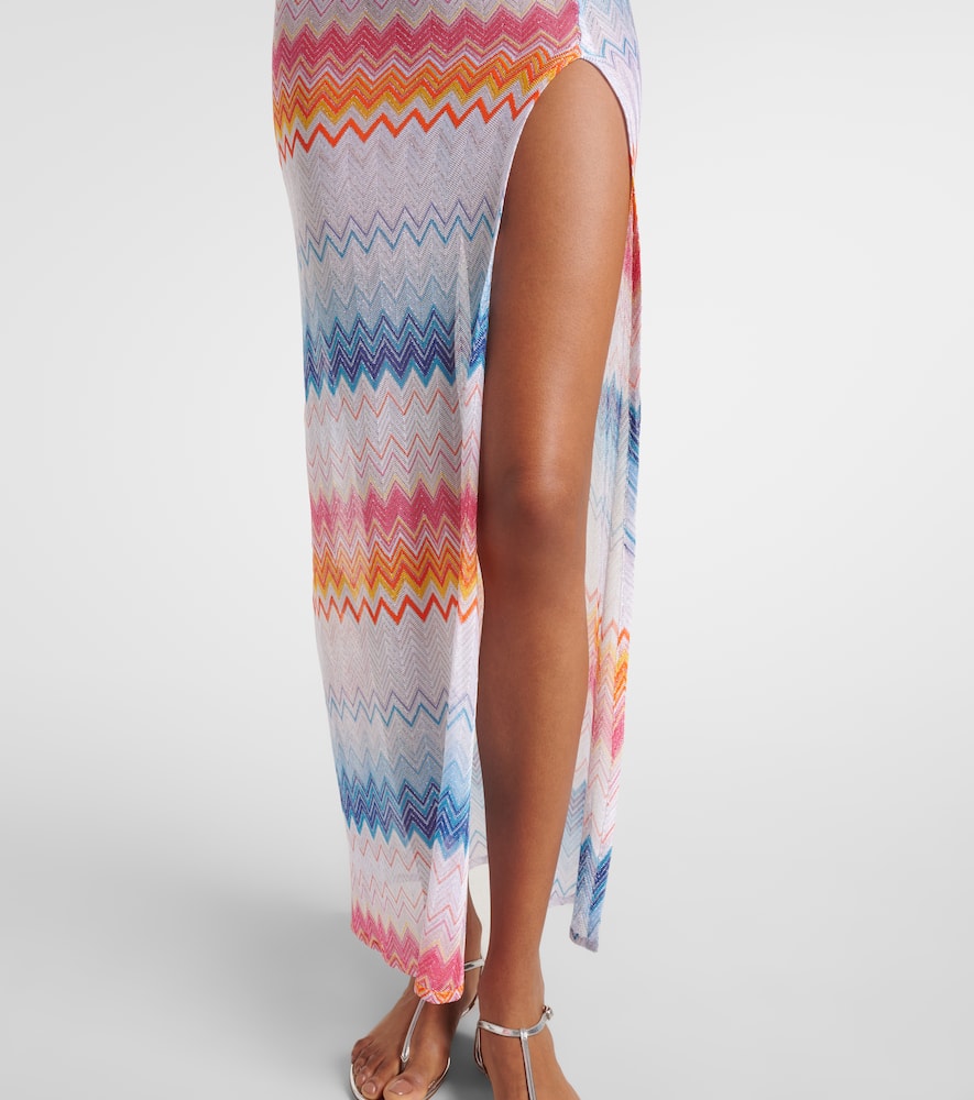 Missoni Zigzag-pattern Dress In Multicolor