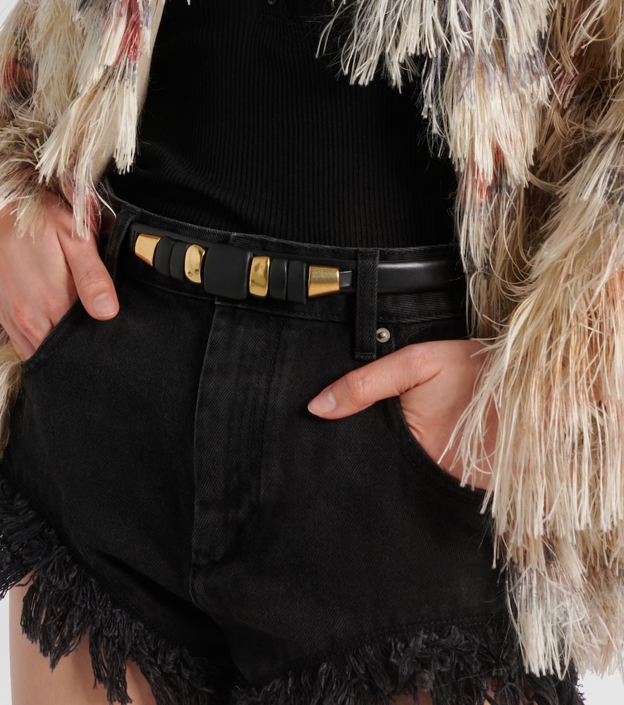 Isabel Marant Raissa beaded leather belt