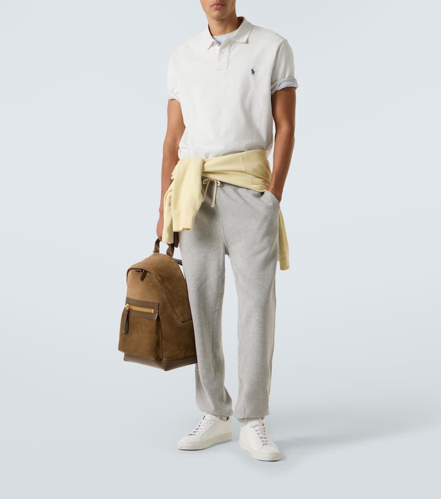 Polo Ralph Lauren Logo Embroidered Polo T-shirt In White