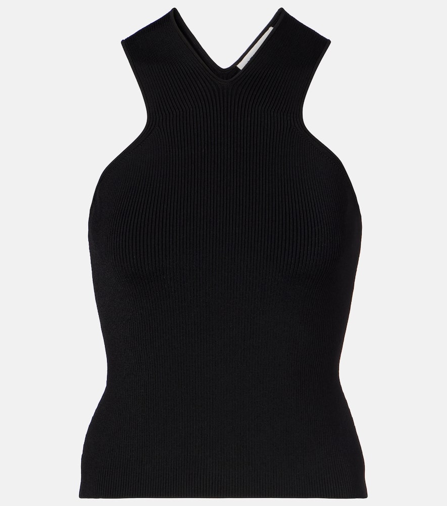 Trina ribbed-knit top