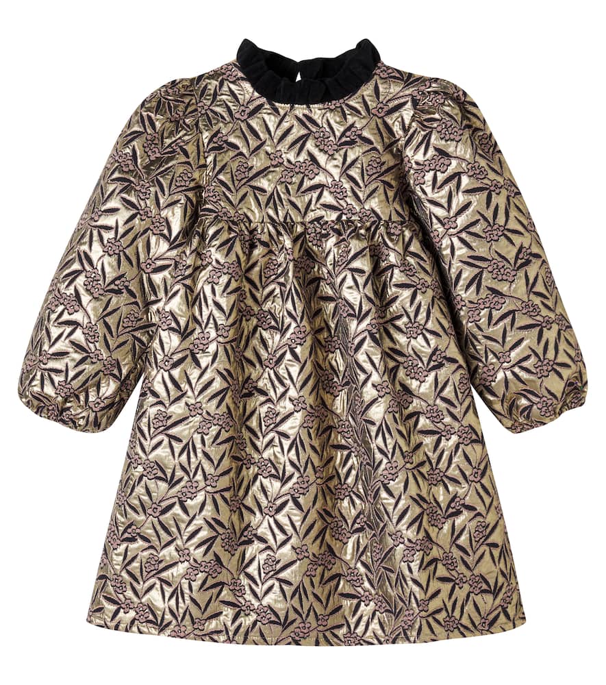 Bebe Organic Isadora Floral Dress In Brown