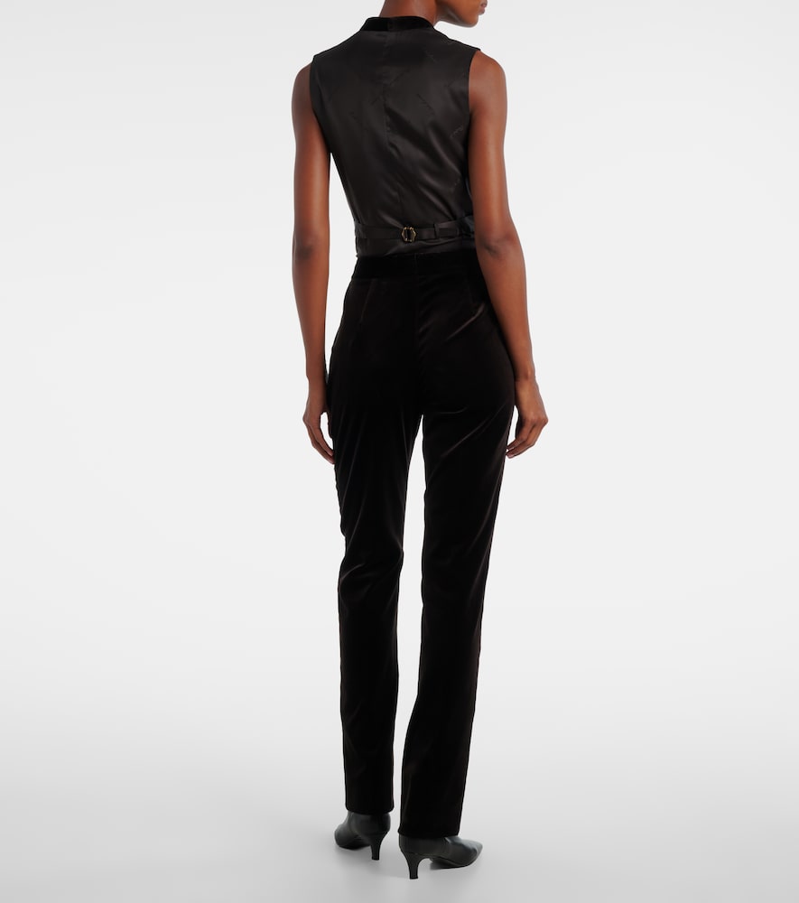  Ralph Lauren Collection Ralph Lauren Collection Gerade Hose Aus Samt 