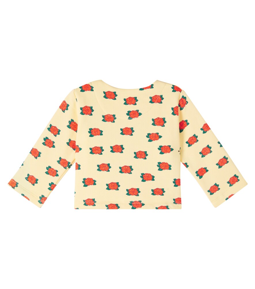  Tinycottons Tinycottons Baby Floral Cotton Jersey Cardigan 