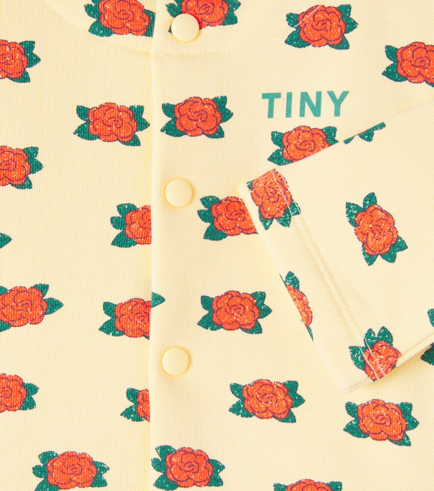  Tinycottons Tinycottons Baby Floral Cotton Jersey Cardigan 