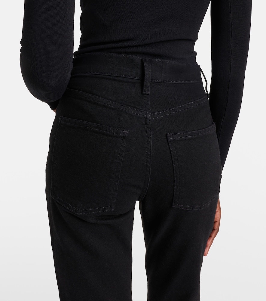90€S Pinch Waist High-Rise Straight Jeans
